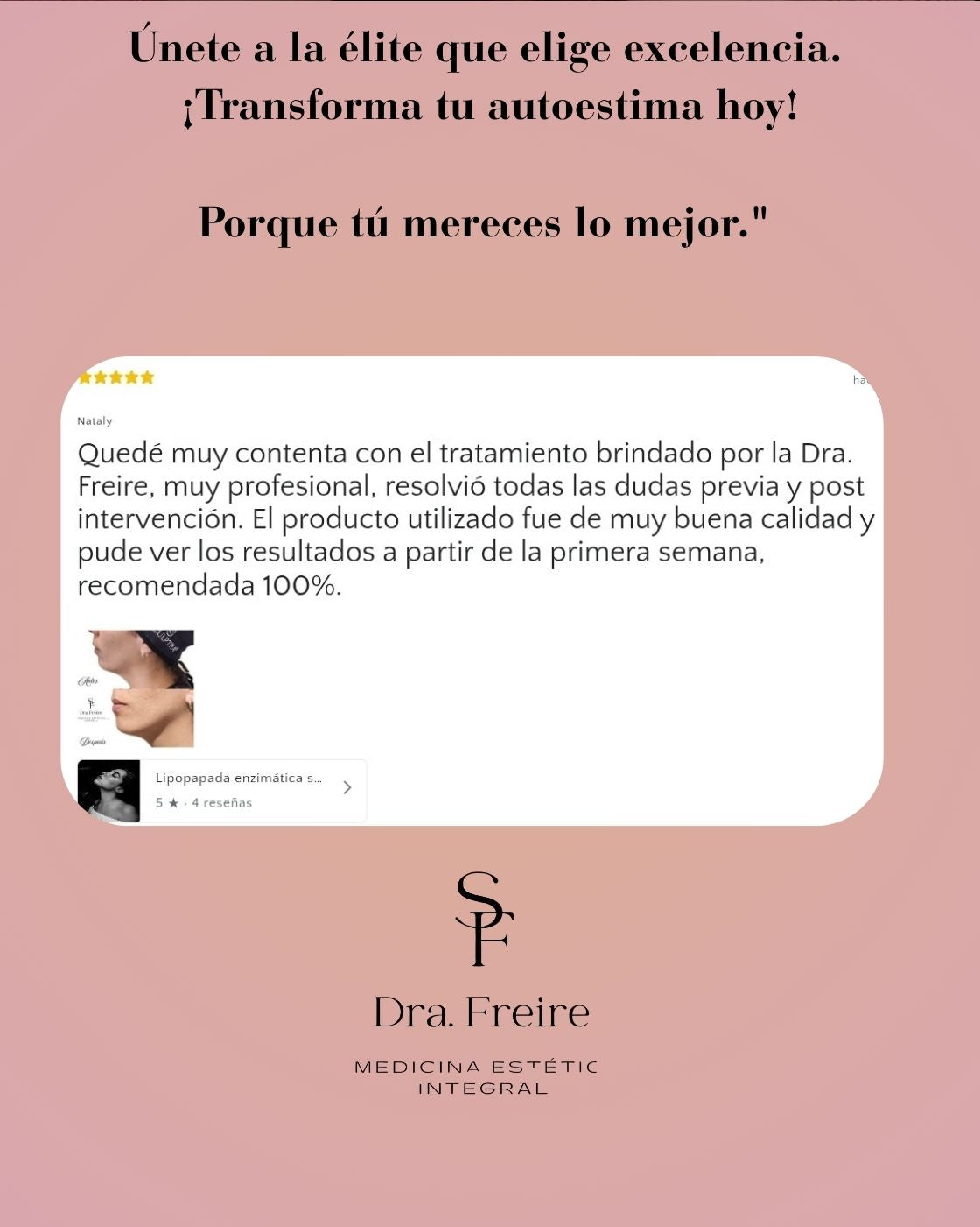 Lipopapada enzimática sin Cirugía