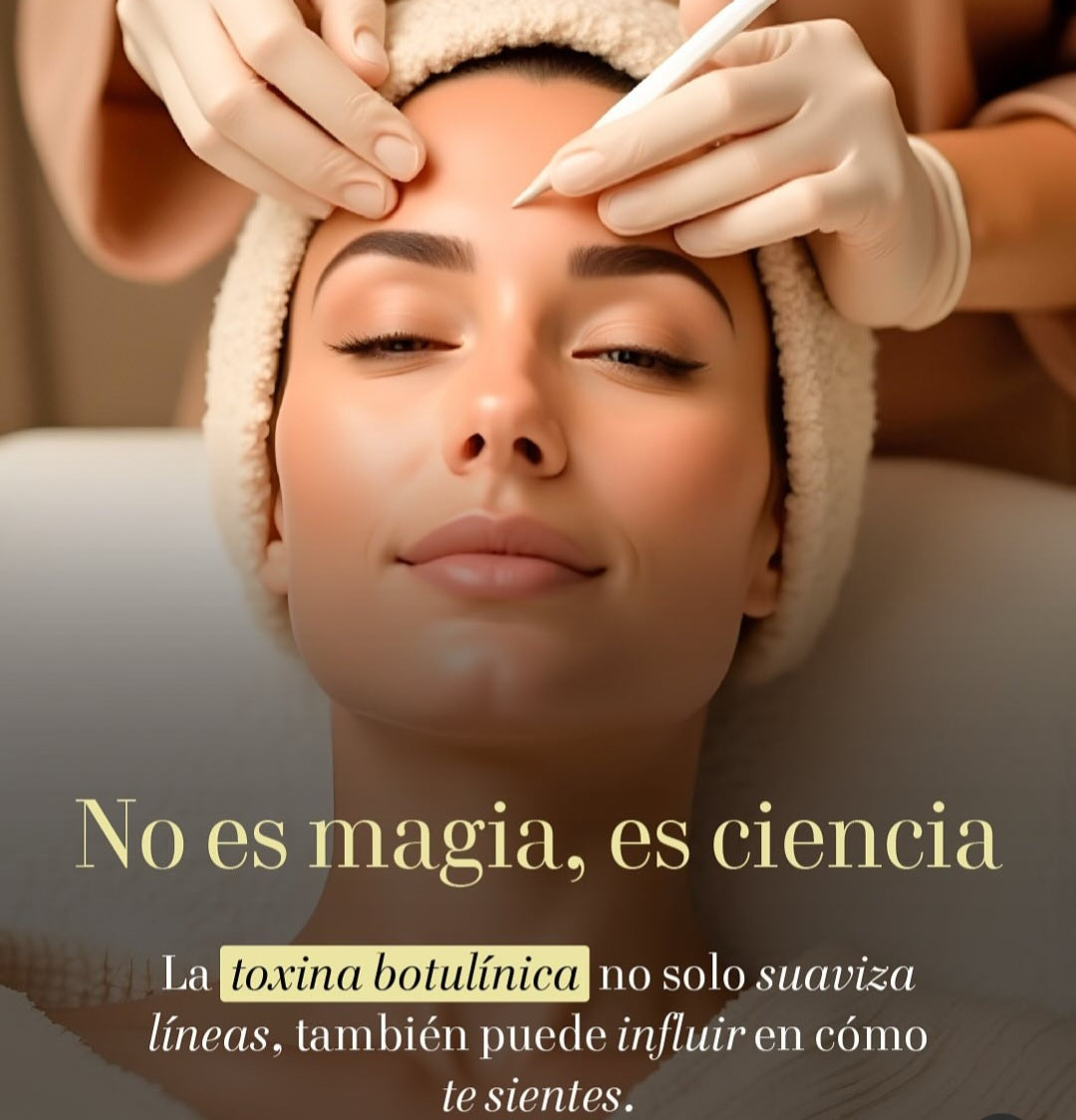 Reducción de arrugas tercio superior rostro frente, entrecejo y "patas de gallo"