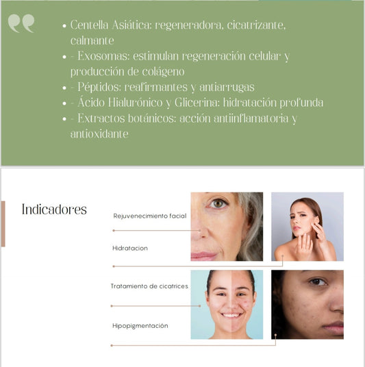 Vitaminas extractos naturales para la Piel